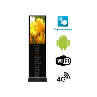 HyperView 32 v.4 - Dotykowy panel wolnostojący z 32-calowym, ekranem (capacitive touch), z wifi, Android 7.1 oraz 4G