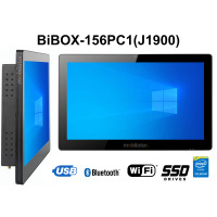 BiBOX-156PC1 (J1900) v.5 - Modern panel computer with touch screen, WiFi, Bluetooth and extended SSD disk (512 GB, 1xLAN, 6xUSB)