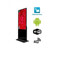 HyperView 55 v.4 - Dotykowy panel wolnostojący z 55-calowym, ekranem (capacitive touch), z wifi, Android 7.1 oraz 4G