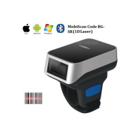 MobiScan Code BG-SR v.3 - Bezprzewodowy, mały pierścionkowy skaner kodów kreskowych 1D LASER (Bluetooth, Wireless 2.4 GHz)