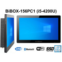 BiBOX-156PC1 (i5-4200U) v.8 - Pancerny panel przemysłowy z normą odporności IP65 oraz WiFi z dyskiem 128GB SSD z Licencją Windows 10 PRO