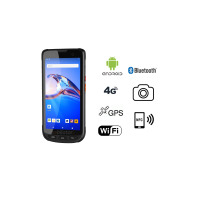 MobiPad XX-B5 v.4 - Waterproof data collector - inventory (Android 10 System) with NFC + 4G LTE + Bluetooth + WiFi - with increased flash memory and RAM (4GB + 64GB)