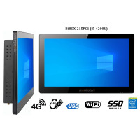 BiBOX-215PC1 (i5-4200U) v.5 - wodoodporny przemysłowy panel komputerowy z IP65 (odporność woda i pył), dysk SSD 256 GB, technologia 4G