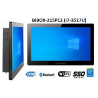 BiBOX-215PC2 (i7-3517U) v.8 - Nowoczesny panelowy komputer z dotykowym ekranem, WiFi i rozszerzonym dyskiem SSD (512 GB)