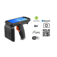 MobiPad XX-B6 v.11 - Kolektor danych z uchwytem pistoletowym (IP65) (System Android 10) oraz NFC + 4G LTE + Bluetooth + WiFi z czytnikiem UHF (zasięg 17m) z rozszerzoną pamiecią (4GB + 64GB)