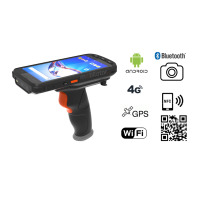 MobiPad XX-B6 v.5 - Data collector with a 2D scanner (Mindeo ME5600) and NFC (IP 65), 4G, Wifi, GPS with a pistol grip 