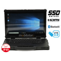 Emdoor X14 HIGH v.2 - Military waterproof 14 inch laptop with 16GB RAM and 1TB fast m.2 SSD 