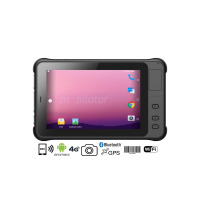 Wytrzymały tablet z 7 calowym ekranem IPS, Androidem 10.0 GMS, 4GB RAM, dyskiem 64GB, NFC, skanerem kodów 1D - Emdoor Q75 v.2