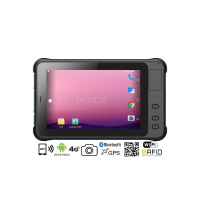Rugged tablet with Android 10.0 GMS, UHF RFID reader and 2D, IP67 and NFC code scanner, 4GB RAM and 64GB ROM - Emdoor Q75 v.7 