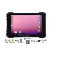 Emdoor Q86 v.8 - Rugged (IP67 + MIL-STD-810G) tablet, Zebra SE2707 2D code reader, NFC module, 4GB RAM and 64GB ROM 