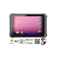 Emdoor Q15P v.7 - Waterproof 10 inch tablet with Honeywell 2D barcode reader, IP65 standard + MIL-STD-810G, 4GB RAM, 64GB ROM disk, BT4.1, RJ-45 