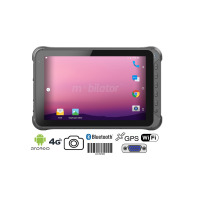 Emdoor Q15P v.10 - Odporny na upadki dziesięciocalowy tablet ze złączem RS232, Androidem 10.0 GMS, 4G, 4GB RAM pamięci, dyskiem 64GB, czytnikiem kodów 1D N4313Honeywell