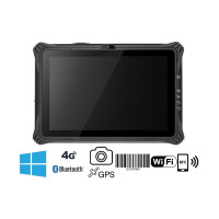 Emdoor I20U v.9 - Drop-proof 12.2 inch tablet with Windows 10 IoT, BT 4.2, 1D code reader, NFC, 4G, 8GB RAM, 128GB ROM 