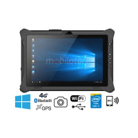 Rugged tablet with a 10-inch i7 screen, NFC, 16GB RAM and 256GB SSD disk, Windows 10 PRO, Bluetooth 4.2 and USB 2.0 - Emdoor I10U v.22 