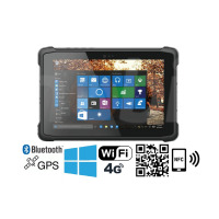 Emdoor I11H v.9 - Odporny na upadki 10-calowy tablet z Windows 10 IoT, Bluetooth 4.2, czytnikiem kodów 2D N3680 Honeywell, NFC , 4G, pamięcią 4GB RAM i 64GB ROM