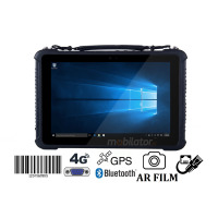 Emdoor I16K v.4 - Wodoodporny 10-calowy tablet przemysłowy (IP65 + MIL-STD-810G) z BT, skanerem kodów 1D MOTO, pamięcią 4GB RAM, dyskiem 128GB ROM