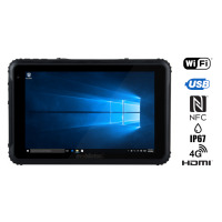 Emdoor I88H v.4 - Odporny na upadki ośmiocalowy tablet z Windows 10 Pro, Bluetooth 4.2, 4GB RAM pamięci, dyskiem 64GB, powłoką na ekran, NFC i 4G