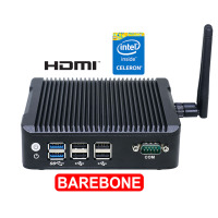 IBOX N5 v.1 - Wytrzymały miniPC z procesorem czterordzeniowym Intel Celeron, złączami 4x USB 2.0, 2x USB 3.0, 1x RS232 oraz 2x RJ-45 LAN