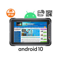 Senter S917V9 v.11 - Industrial tablet with IP68 standard with Android 10.0, 2D, 4G, Bluetooth 4.2, WiFi and NFC code scanner and UHF RFID