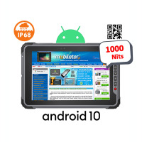 Senter S917V9 v.2.1 - Rugged tablet with Android 10.0, screen 100 nits, 4GB RAM memory, 64GB disk, NFC and Honeywell N6603 2D scanner