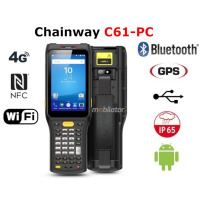 Chainway C61-PC v.1 - Adapted to work in low temperatures, data collector with a 4-inch screen and Gorilla Glass protection
