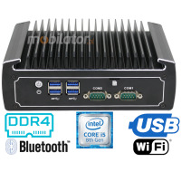 IBOX N1552 v.7 - Nieduży miniPC z modułami WiFi i Bluetooth, dyskiem 2TB HDD oraz 512GB SSD i szybką pamięcią RAM DDR4 - 16GB