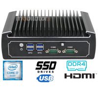 IBOX N1572 v.4 - MiniPC z aluminiową obudową, dyskiem 256GB SSD i 16GB RAM DDR4, procesorem Intel Core i (2x1.80GHz)