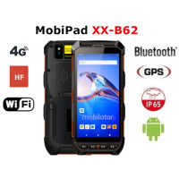 MobiPad XX-B62 v.2 - Wodoodporny kolektor danych z czytnikiem radiowym RFID HF + 4G LTE + Bluetooth + WiFi