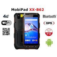 MobiPad XX-B62 v.5 - Odporny na upadki terminal danych dla hurtowni - ze skanerem 2D (System Android 10) + 4G LTE + Bluetooth + WiFi