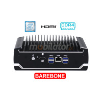 IBOX N135 v.1 - miniPC in the BAREBONE version with a dual-core Intel Core processor, 4x USB 3.0 ports, 2x WiFi Hole and 6x LAN