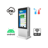 NoMobi Trex 43 v.0.1 - Resistant to external conditions - IP65 standard - advertising totem with a 43-inch display with a brightness of 2500 nits (ANDROID), (approx. 2.5 months by ship)