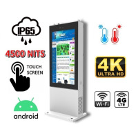 NoMobi Trex 55 v.5.1 - wytrzymały totem informacyjny stojący z dotykowym 55-calowym wyświetlaczem o jasności 4500 nitów i rozdzielczości 4K-2160x4096, odporny na wysokie temperatury (ok. 25 dni dostawy)