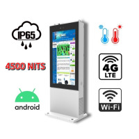 NoMobi Trex 65 v.8 - A standing panel adapted to external conditions with a 65-inch screen, heating system, delivery by sea (approx. 2.5 months)