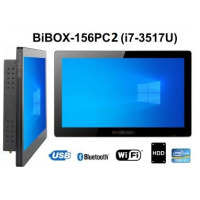 BiBOX-156PC2 (i7-3517U) v.6 - Panelowy komputer z dotykowym ekranem, WiFi, 8GB RAM z dyskiem HDD (500 GB) oraz Bluetooth