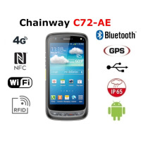Chainway C72-AE v.6 - A comprehensive data collector for a store with a 13Mpx camera, GPS, NFC module and UHF RFID with a range of 15m