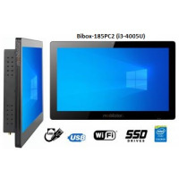 BiBOX-185PC2 (i3-4005U) v.3 - 15.6 cala, IP65, metalowy wzmocniony panel - przemysłowy komputer dotykowy - rozszerzenie SSD, 8GB RAM