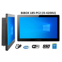 BiBOX-185PC2 (i5-4200U) v.1 - Waterproof, fanless industrial panel computer with IP65 and WiFi resistance standard