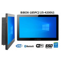 BiBOX-185PC2 (i5-4200U) v.7 - Armored industrial panel with IP65 and WiFi resistance standard, Windows 10 PRO with 128GB SSD disk