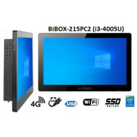 BiBOX-215PC2 (i3-4005U)v.4 - Wzmocniony panel komputerowy z IP65 (odporność woda i pył) z dyskiem SSD 256 GB, technologią 4G 