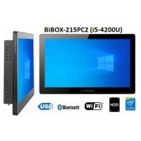 BiBOX-215PC2 (i5-4200U) v.6 - Panelowy komputer z dotykowym ekranem, WiFi, 8GB RAM z dyskiem HDD (500 GB) oraz Bluetooth