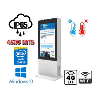 NoMobi Trex 55W v.3 - advertising totem with 55-inch display, visible in the sun, remote control system and cooling (approx. 25 days delivery by train)