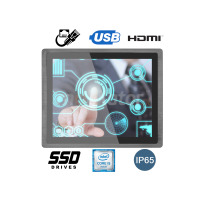 BiBOX-170PC1 (i5-10th) v.1 - Industrial PanelPC with a touchscreen and a fast i5 processor, waterproofed (IP65 norm), 1xLAN, 4xUSB