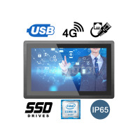 BiBOX-156PC1 (i5-10th) v.5 - Industrial computer PanelPC with a big screen, a lot of memory (16 GB RAM), an SSD (512 GB) and 4G connectivity