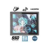 BiBOX-170PC1 (i5-10th) v.4 - 17 cali, IP65, nowoczesny komputer panelowy do magazynu z 8GB RAM, technologią 4G i dyskiem 256 GB SSD (1xLAN, 6xUSB)
