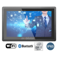 BiBOX-190WS-PC1 (i3-10110U) v.8 - Nowoczesny panelowy komputer z modułem WiFi i Bluetooth, 8 GB RAM i rozszerzonym dyskiem SSD (256 GB) oraz licencją Windows 10 PRO