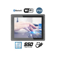 BiBOX-150PC1 (i7-10th) v.6 - Wodoodporny panelowy komputer przemysłowy z licencją Windows 10 PRO, 8 GB RAM, WiFi i Bluetooth oraz dyskiem SSD