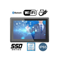 BiBOX-156PC1 (i7-10th) v.5 - Panel komputerowy dla chłodni wyposażony w procesor Intel Core i7, WiFi i Bluetooth, 16 GB RAM i dysk twardy SSD (512 GB), 1xLAN