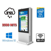 NoMobi Trex 86W v.0.2 - Robust (IP65, metal housing) videowall - outdoor totem, 86 inch, tempered glass, 3500 nits brightness, Windows 10 support, sea delivery - 2.5 months