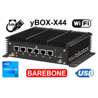 Fanless Industrial Computer MiniPC mBOX Q5-510-30G6 v.Barebone