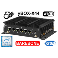 Fanless Industrial Computer MiniPC mBOX Q5-510-30G6 v.Barebone